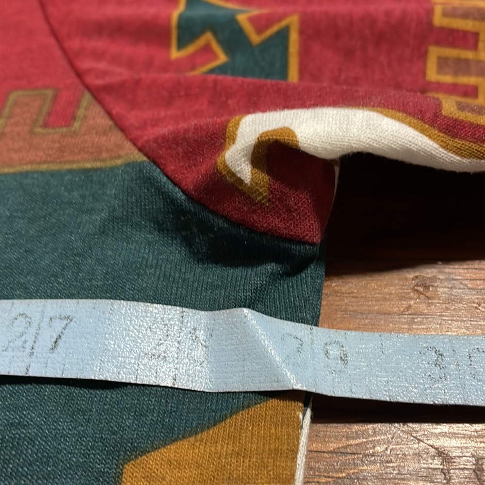 Capistrano Tribal Pattern Green, Tan, Maroon Hooded Shirt - Picture 6 of 8